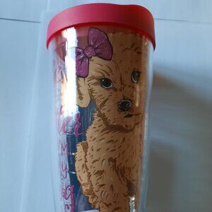 "Life is Better When I'm With My Dog" Tervis Tumbler 16 oz with lid NEW